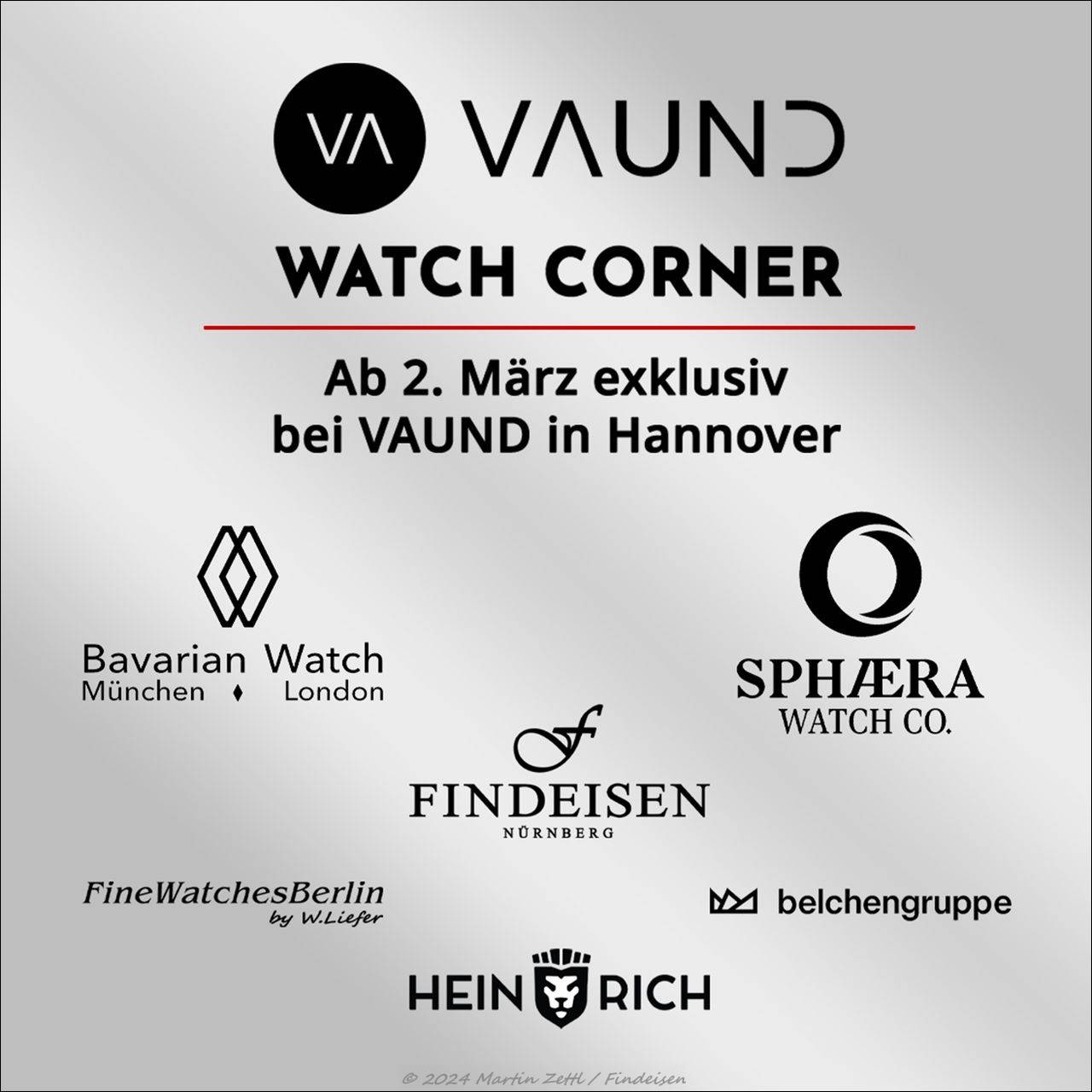 VAUND eröffnet “VAUND Watch Corner” in Hannover